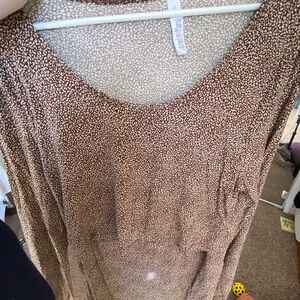 Leopard Patterned Nursing Top